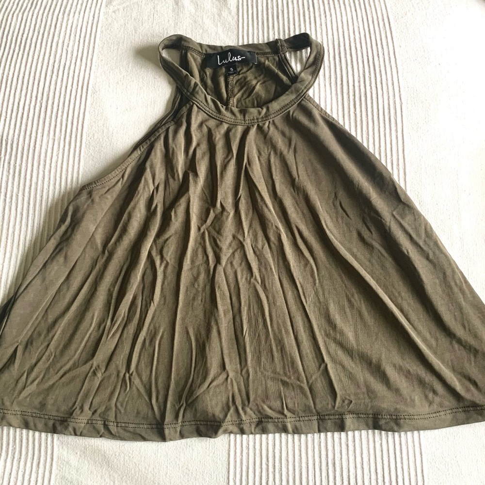 Lulus Green Halter Tank